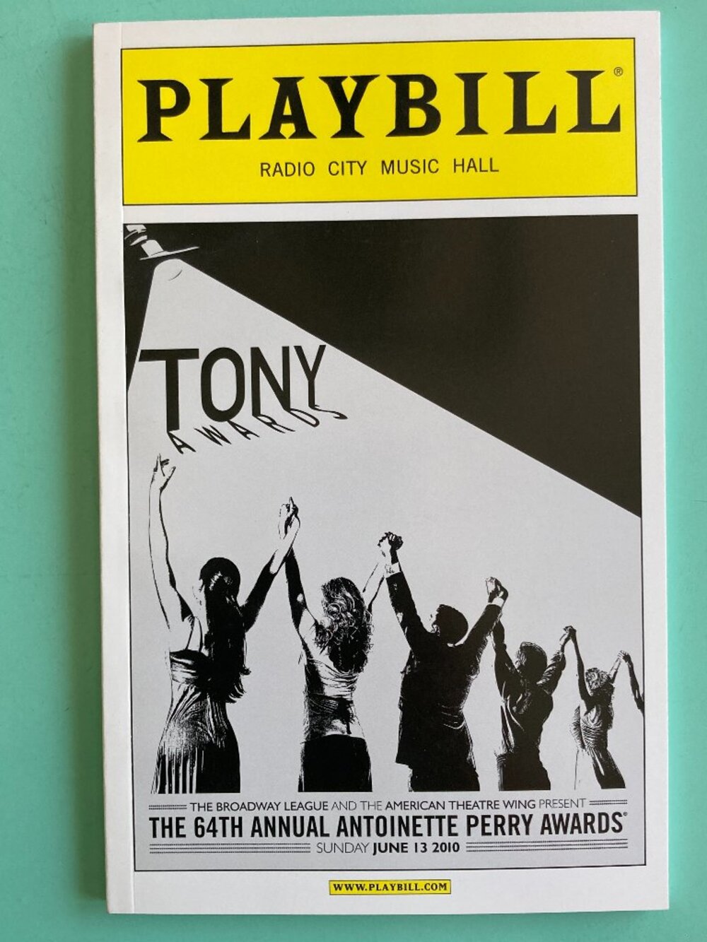 Tony Awards Playbill Program 2010 Sean Hayes Eddie Redmanye Kristin Chenoweth